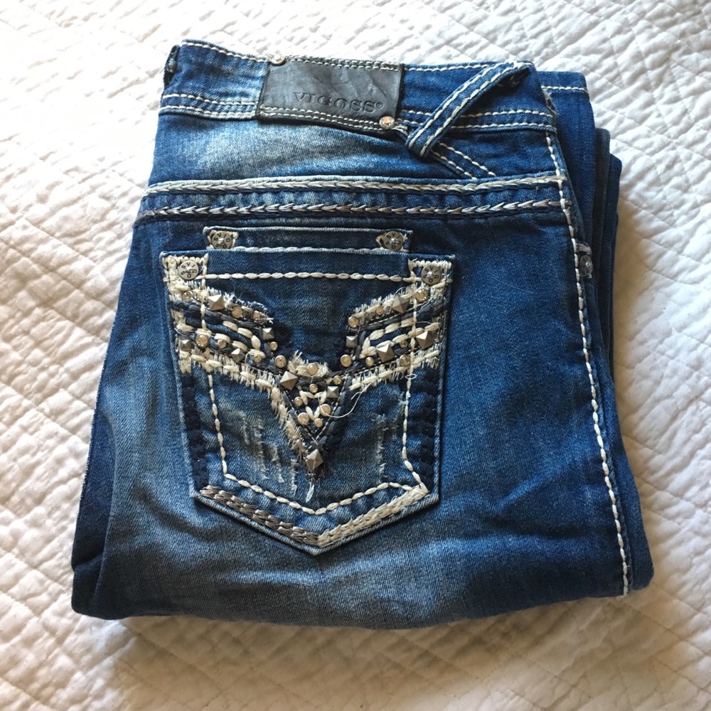 Slim boot, soft denim, like new